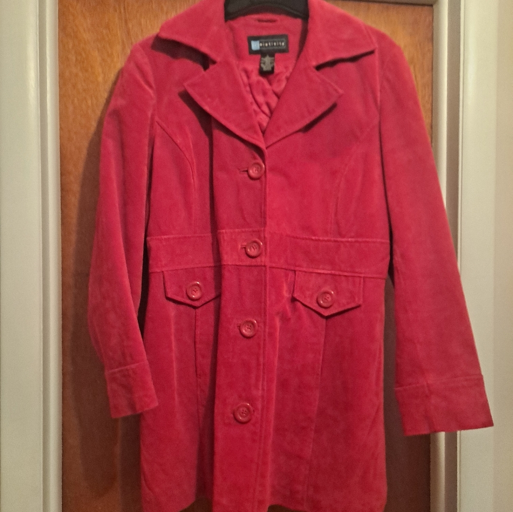 Relativity Bold Red Leather Jacket